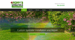 Desktop Screenshot of poppyslawncare.com