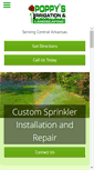 Mobile Screenshot of poppyslawncare.com
